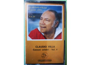Claudio Villa – Canzoni Celebri Vol. 4 - Cassette, Compilation, Stereo, MC Tape - Fonit Cetra PM 633- Anno 1981