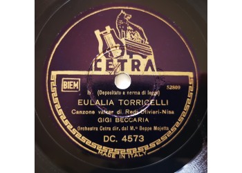 Gigi Beccaria, Eulalia Torricelli, Teresini! .... Teresini! .... Teresini! .... 10", 78 RPM,