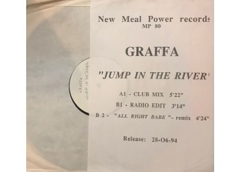 Graffa ‎– Jump In The River - Vinile, 12", White Label PROMO, Uscita: 1994