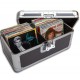 MM - Case Valigia nero/argento per 200 Dischi 45 Giri, Formato 7” Pollici 