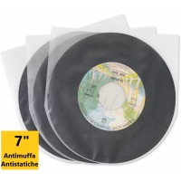 ANALOGIS - BUSTE INTERNE ANTISTATICHE PER DISCHI 45 GIRI 7" (100 buste)