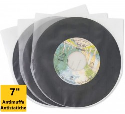 ANALOGIS - BUSTE INTERNE ANTISTATICHE PER DISCHI 45 GIRI 7" (100 buste)