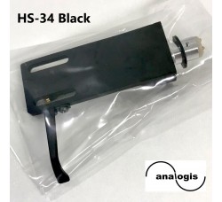 Shell ANALOGIS HS-34 Portatestina per giradischi,  alluminio 14gr (black) 