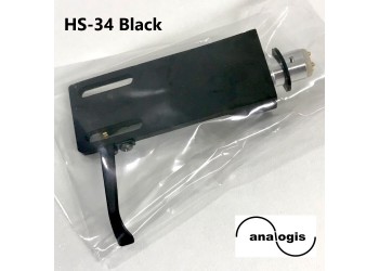 ANALOGIS - HS-34 Portatestina / Shell per giradischi, alluminio 14gr (black) 