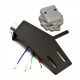 ANALOGIS HS-21 - Portatestina / Shell per giradischi LENCO & Goldring (black) Incl. Cavo