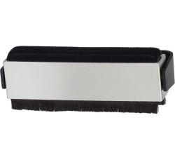 DYNAVOX 207307 - Spazzola doppia funzione per vinile, fibre carbonio / cuscino velluto 