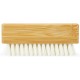 DYNAVOX - Spazzola manico legno bambù, setole delicate per pulizia/lavaggio vinile 