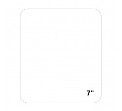 Divisore ASIA BIANCO (7") Classificatore Separatore per dischi vinile 45 giri white SKU.F0087