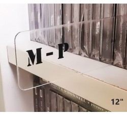 Divisore plexiglas “Crystal” per vinili 12" LP, 33 giri