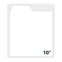 MUSIC MAT - Divisore (F8000)  per dischi in vinile da 10 pollici (78 giri) - Colore bianco