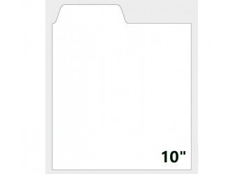 Separatore "Vinylia" per dischi in vinile da 10 pollici (78 giri) - Colore bianco
