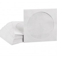 MEDIARANGE - Bustine per CD, DVD di carta con chiusura lembo (conf.50.pz)