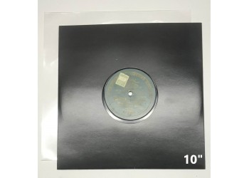 Abbinamento per dischi 10" 10 Buste PE Antistatico con 10 Copertine colore NERO