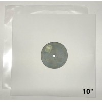 Abbinamento per dischi 10" 10 Buste PE Antistatico con 10 Copertine colore BIANCO