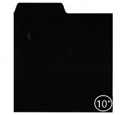 Separatore "Vinylia" per dischi in vinile da 10 pollici (78 giri) - Colore Nero