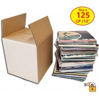 Scatola di cartone Kraft per spedire (100/125) dischi vinile 12" LP 33 giri
