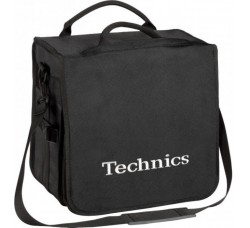 Borsa TECHNICS  Back Bag colore nero con logo bianco - Contiene 45/50 LP, SKU.20103505