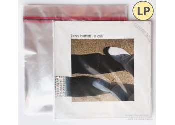 Buste ESTERNE per dischi vinili 12" - Lembo adesivo -  PPL trasparente da 50 micron - 50 pezzi