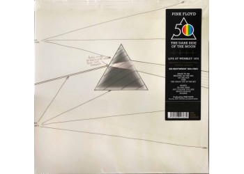 Pink Floyd The Dark Side Of The Moon (Live At Wembley 1974) Vinile, LP, Album, Stereo, Gatefold, 180 Gram, 50th - 24 mar 2023