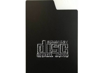 MUSIC MAT - Separatori, Divisori per (CD/DVD) mod. F60380 colore NERO (set 10 pezzi)