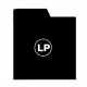 MUSIC MAT - Divisori per LP modello F8156 colore NERO (Set 5 Pezzi)