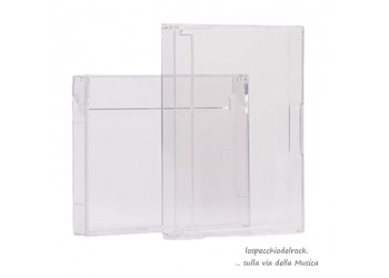 MUSICMAT - Custodia Box Deluxe Trasparente Doppia senza Perno (1 pz)
