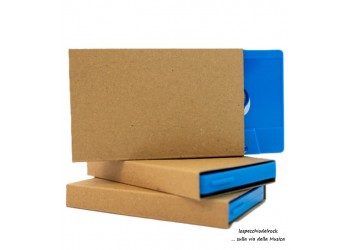 MUSICMAT - Copertine di Cartone Marrone per Musicassette (5 pz) 