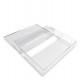MUSICMAT - Custodie per musicassette trasparente con perni - dim: 10,9 x 6,9 x 1,65 cm -10 pz