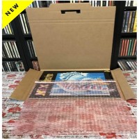 AV_BOX - Scatola di cartone KRAFT + 1 Busta Pluriball antistatica per spedire (3) dischi LP/12" 