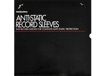 NAGAOKA - BUSTE INTERNE antistatiche, antigraffio e antimuffa per dischi LP/12"  (50 buste) 