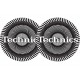 TECHNICS 20113272 Tappetino per Giradischi feltro antistatico con "grafica Gear" (1.pz) 