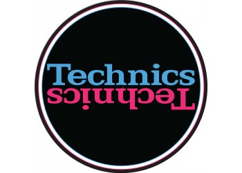 TECHNICS 20113260 Tappetino per Giradischi feltro antistatico con "grafica Double Blue" (1.pz)