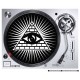 TECHNICS 20113271 Tappetino per Giradischi feltro antistatico con "grafica Eye" (1.pz)