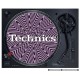 TECHNICS 20113268 Tappetino per Giradischi feltro antistatico con "grafica Vortex" (1 pz)
