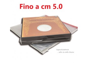 MUSIC MAT - Buste Esterne per Cofanetti Box LP in PPL - Dorso Max cm 5.0 - conf. 5 pz