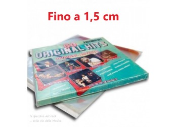 MUSIC MAT - Buste Esterne per Cofanetti Box LP in PPL - Dorso Max cm 1,5 -5 pz 