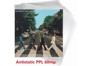 MUSIC MAT - Buste ESTERNE Antistatic per vinile, LP/DLP, PPL 60 mµ (100.pz) 