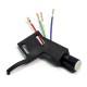 ANALOGIS HS-19 - Portatestina per Giradischi - 7 Poli - Incl. Cavo - 3 g (Nero) 