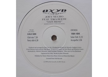 Joey Negro Feat. Taka Boom – Saturday, Vinyl, 12", 33 ⅓ RPM, Anno: 2000 