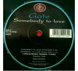 Gate – Somebody To Love, Vinyl, 12", 33 ⅓ RPM, 45 RPM, Anno 1998 