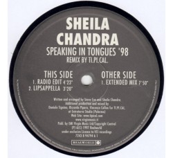 Sheila Chandra – Speaking In Tongues '98, Vinyl, 12", 33 ⅓ RPM, Anno 1997