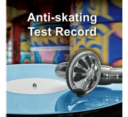 Record Di Test Anti-Skating per la regolazione precisa dell’antiskating 
