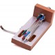 ANALOGIS HS-17 - Portatestina / Shell per Giradischi, Legno di ciliegio versione SME gr 10 / Incl. cavi 
