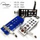 ANALOGIS HS-27 Portatestina / Shell per giradischi in alluminio 11gr - (blue) 