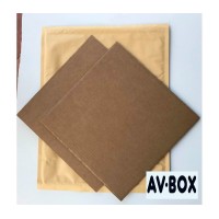 AV_BOX 8888 - SET Busta pluriball + due Piastre di rinforzo cartone Kraft per spedire LP/12
