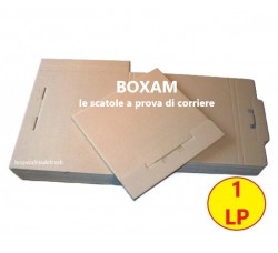 BOXAM 2021401-  Scatole Cartone KRAFT per la Spedizione di (1/2 LP)  10.Scatole