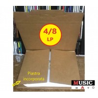AV_BOX  74270 - Scatole SPECIALI con piastra incorporata per spedire 1/8 dischi in vinile 12" / LP