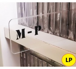 MM - Divisore (F30900) PLEXIGLAS per Dischi in Vinile 12” / LP / 33 Giri (5.Pezzi)