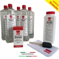 KNOSTI 1300999 - Set Ultraclean - 1 Concentrato -  5 Bottiglie - Antistat BiDest da 1 litro + Omaggi