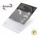 DYNAVOX - BUSTE ESTERNE PE100 mµ satinate, dim.187x190mm dischi Vinili 7" Inch (50 buste) 